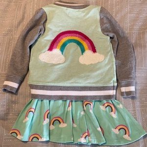 Monica + Andy 3T rainbow dress w/ rainbow jacket; worn once/ like new condition!
